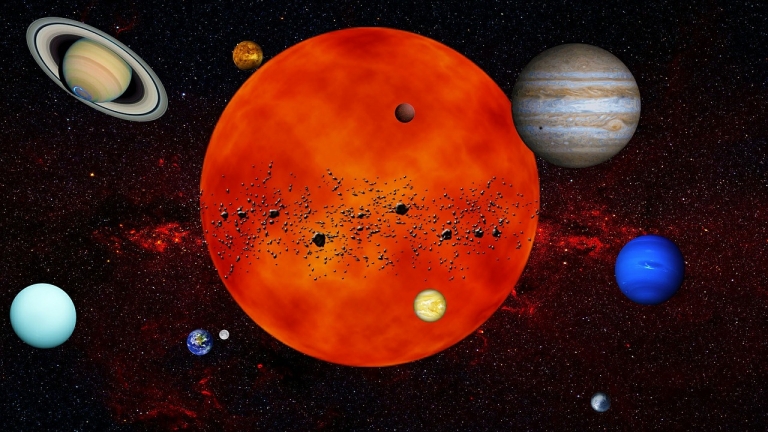 Barvy planet sluneční soustavy